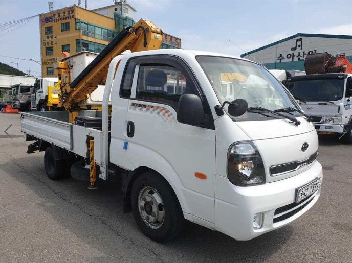 중고 기아 봉고3 1톤바가지차 동해950 고소작업 크레인 사진 3