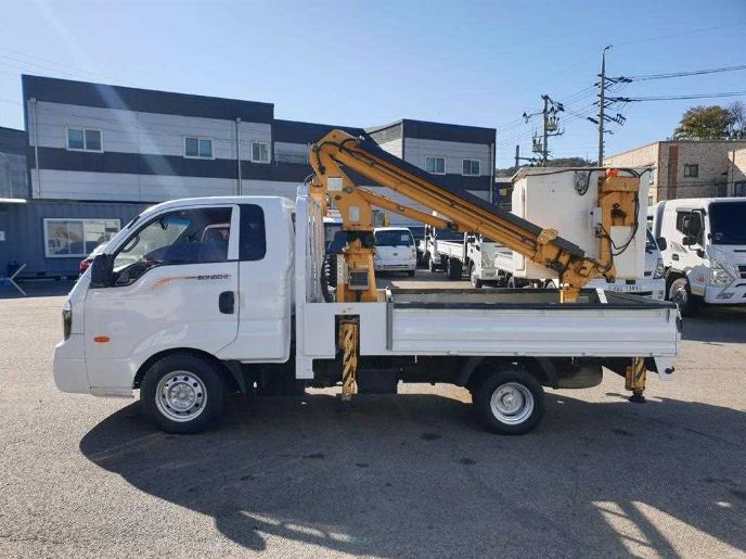 중고 기아 봉고3 1톤바가지차 동해950 고소작업 크레인 사진 7
